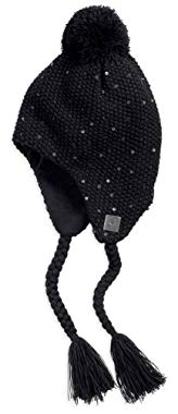 Harley-Davidson Women's Sequin Shimmer Knit Beanie Hat, Black 97621-18VW
