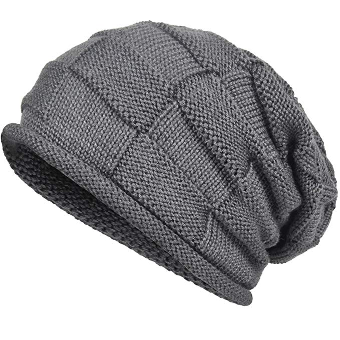 VECRY Mens Winter Warm Knitting Hats Baggy Slouchy Beanie Hat Skull Cap