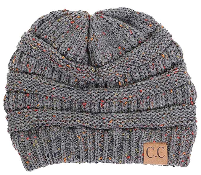 Confetti Cable Cutie Polyester Women's One Size Knit Slouch Style Hat