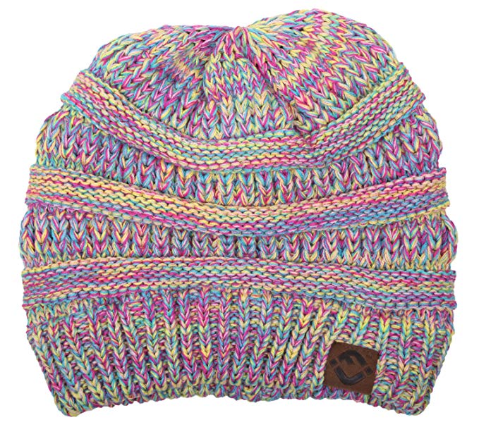 Funky Junque FJ Knit Cap Women's/Men's Winter Hat Soft Slightly Slouchy Beanie