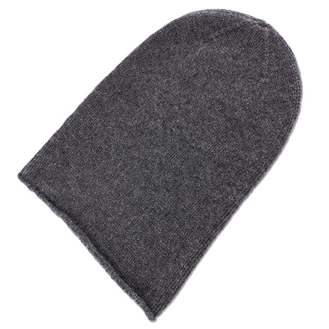 Love Cashmere Women's 100% Cashmere Beanie Hat Hand Made in Scotland by RRP 120