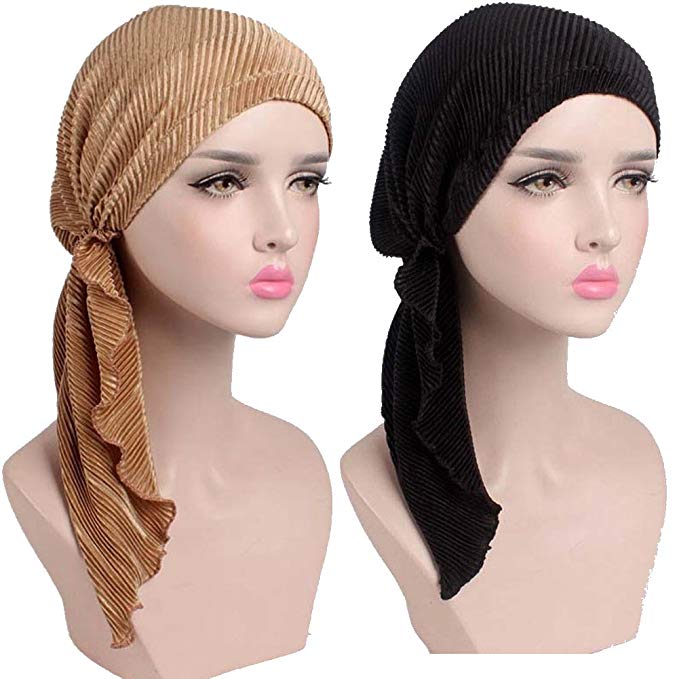 MuYiTai Womens Chemo Caps Turban Headwear for Cancer Patients