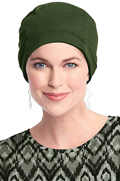 Headcovers Unlimited 100% Cotton Cozy Cap Women - Cancer Hat, Chemo, Hair Loss Beanie