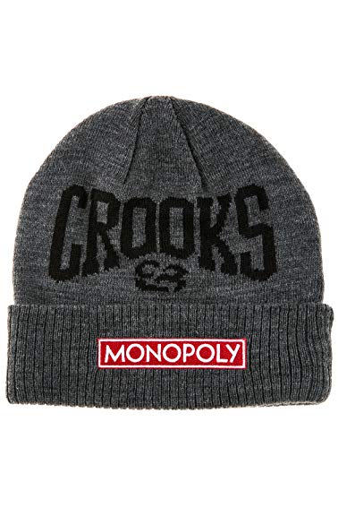 Crooks & Castles Womens X Monopoly Knit Beanie Hat